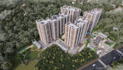 Ariel View Chitrakut Heights Phase 2 Newtown - 3 BHK flats in Newtown Kolkata - 2 BHK flats in Newtown Kolkata